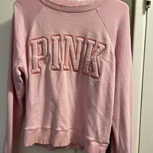 Pink crew neck sweater